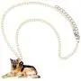 DOWAY Acrylic Handsome German Shepherd Necklace Dog Pendant Fashion Pet Jewelry for Women Girls Party Gifts DOWAY Acrylic Handsome German Shepherd Necklace Dog Pendant Fashion Pet Jewelry for Women Girls Party Gifts