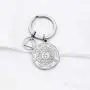 FUSTMW AA AA Yearly Medallions Keychain 1 2 3 4 5 6 Years Sobriety Gifts AA Serenity Prayer Addiction Recovery Gifts