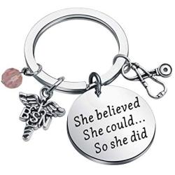 TIIMG BSN Gift Bachelor of Science in Nursing Nurse Gift BSN Graduation Gift She Believed She Could So She Did Medical School Grad Gifts Nursing Student Gift