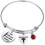 UJIMS Phlebotomist Bracelet with Caduceus Charm Medical Hematologist Gift I Will Stab You and Stab People Phlebotomy Technician Jewelry