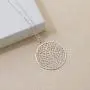 Boma Jewelry Sterling Silver Leaf Circle Pendant Necklace, 20 Inches Boma Jewelry Sterling Silver Leaf Circle Pendant Necklace, 20 Inches