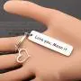 MAOFAED Gift for Boyfriend Husband Gift Love You Mean It Birthday Gift Men Keychain Gift MAOFAED Gift for Boyfriend Husband Gift Love You Mean It Birthday Gift Men Keychain Gift