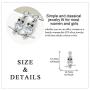 LUHE Sterling Silver Owl Earrings Dangle Earrings for Women Fashion Sterling Silver Dangling Drop Earrings Birthday Gifts for Teens Girls
