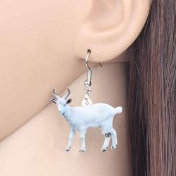 DUOWEI Acrylic Lovely Goat Earrings Goat Dangle Jewelry for Women Girls Teens Charms Goat Gifts