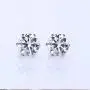 Cz Stud Earrings For Women, Cubic Zirconia Hypoallergenic Sensitive Ears Copper Claw Cartilage Piercing Earring Set For Teen Girls Men Pack Of 6 Pairs Jewelry