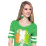 Sincahfy St Patricks Day Earrings For Women Teardrop Faux Leather Earrings Green Hat Rainbow Shamrock Earrings Drop Dangle Earrings St Patricks Day Jewelry 12 Pairs