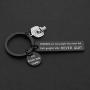 MAOFAED Basketball Keychain Basketbal Lover Gift Winners are People Who Never Quit Gift for Basketball Player