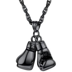 PROSTEEL Stainless Steel Boxing Glove Necklace, Fighting Glove, Pendant & Chain, Men Jewelry