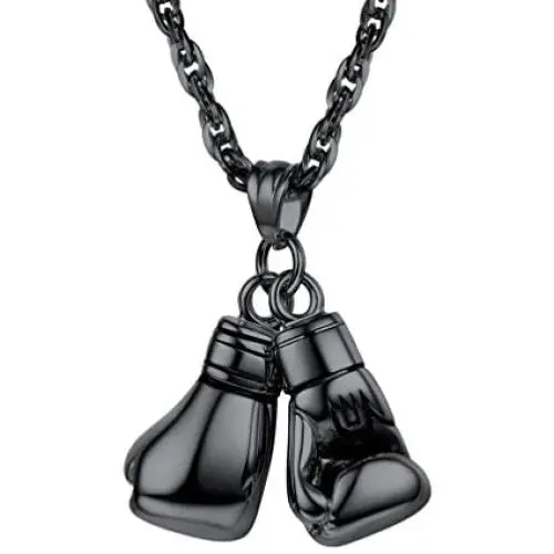 PROSTEEL Stainless Steel Boxing Glove Necklace, Fighting Glove, Pendant & Chain, Men Jewelry PROSTEEL Stainless Steel Boxing Glove Necklace, Fighting Glove, Pendant & Chain, Men Jewelry