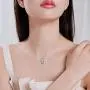 CHENGHONG Dog Necklace for Women S925 Sterling Silver Keepsake Puppy Pendant Necklaces Labrador Golden Retriever Pet Animal Dog Memorial Jewellery Gifts for Dog Lovers Girls