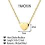 YANCHUN Star Choker Necklace Gold Star Necklace Choker for Women Dainty Choker Necklace Gift