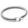 Tiyad Stainless Steel Twisted Bracelet Cable Bangle with Hook Clasp for Women Girl Jewelry. (SILVER) Tiyad Stainless Steel Twisted Bracelet Cable Bangle with Hook Clasp for Women Girl Jewelry. (SILVER)