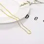 SISGEM 14k Yellow OR White Gold Solid Gold Box Link Chain for Necklace 0.8mm Box Chain with Lobster Claw Clasp Gift for Women SISGEM 14k Yellow OR White Gold Solid Gold Box Link Chain for Necklace 0.8mm Box Chain with Lobster Claw Clasp Gift for Women