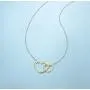 Agvana Heart Necklaces for Women Gold Plated Sterling Silver Cubic Zirconia CZ Interlock Love Dainty Pendant Necklace Anniversary Birthday Jewelry Valentines Day Gifts for Girls Her Wife Girlfriend Agvana Heart Necklaces for Women Gold Plated Sterling Silver Cubic Zirconia CZ Interlock Love Dainty Pendant Necklace Anniversary Birthday Jewelry Valentines Day Gifts for Girls Her Wife Girlfriend