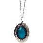 Acchen Mood Necklace Palace Gem Photo Frame Change Color Emotion Feeling Pendant Necklace Acchen Mood Necklace Palace Gem Photo Frame Change Color Emotion Feeling Pendant Necklace