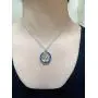 DMOMSA Exquisite Gemstone Blue Tree of Life Pendant Lucky Necklace Charm Jewelry Suitable for Womens Birthday Gifts, Valentines Day, Mothers Day DMOMSA Exquisite Gemstone Blue Tree of Life Pendant Lucky Necklace Charm Jewelry Suitable for Womens Birthday Gifts, Valentines Day, Mothers Day