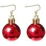 Gifts Ornament Dangle Earrings For Women Girls Christmas Red Ball Alloy RareLove Gifts Ornament Dangle Earrings For Women Girls Christmas Red Ball Alloy RareLove