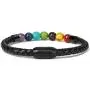 Ckysee 7 Chakra Lava Rock Bracelet Healing Balancing Genuine Leather Bracelets with Magnetic Clasp Tiger Eye Agate Howlite for Men Ckysee 7 Chakra Lava Rock Bracelet Healing Balancing Genuine Leather Bracelets with Magnetic Clasp Tiger Eye Agate Howlite for Men