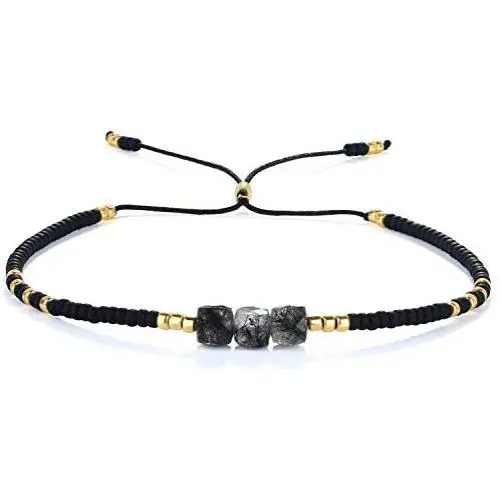 KELITCH Womens Link Bracelets Natural Pearl Seed Bead Rope Adjustable Strand Bracelets Fashion Handmade Gifts for Girl Women KELITCH Womens Link Bracelets Natural Pearl Seed Bead Rope Adjustable Strand Bracelets Fashion Handmade Gifts for Girl Women