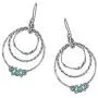 Paz Creations 925 Sterling Silver Earrings - with Turquoise Gemstones Paz Creations 925 Sterling Silver Earrings - with Turquoise Gemstones