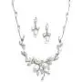 Mariell Genuine Freshwater Pearl & CZ Marquis Necklace Earrings Set Luxury Bridal Jewelry Mariell Genuine Freshwater Pearl & CZ Marquis Necklace Earrings Set Luxury Bridal Jewelry