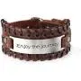fishhook Trendy Engraved Inspirational Motivational Quotation Confirmation Message Leather Cuff Bangle Bracelet for Men Boys Women fishhook Trendy Engraved Inspirational Motivational Quotation Confirmation Message Leather Cuff Bangle Bracelet for Men Boys Women