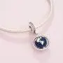 Pandora Jewelry Spinning Globe Dangle Cubic Zirconia Charm in Sterling Silver Pandora Jewelry Spinning Globe Dangle Cubic Zirconia Charm in Sterling Silver