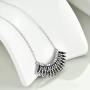 Dissent Collar Necklace Sterling Silver Engraved Faith Hope Love Pendant Necklace Jewelry Memory Ruth Bader Ginsburg
