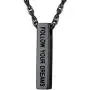 PROSTEEL Vertical Bar Necklace, Black/18K Gold Palted, Stainless Steel, I CAN DO All Things Hilippians 4:13 Bible Quote, Personalized Engraved Pendant Necklace PROSTEEL Vertical Bar Necklace, Black/18K Gold Palted, Stainless Steel, I CAN DO All Things Hilippians 4:13 Bible Quote, Personalized Engraved Pendant Necklace