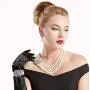 BABEYOND 1920s Gatsby Pearl Necklace Vintage Bridal Pearl Necklace Earrings Jewelry Set Multilayer Imitation Pearl Necklace with Brooch BABEYOND 1920s Gatsby Pearl Necklace Vintage Bridal Pearl Necklace Earrings Jewelry Set Multilayer Imitation Pearl Necklace with Brooch