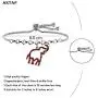 AKTAP DST Jewelry Greek Sorority Gift Delta Sigma Theta Red Elephant Bracelet Delta Sorority Keychain for Women Girls AKTAP DST Jewelry Greek Sorority Gift Delta Sigma Theta Red Elephant Bracelet Delta Sorority Keychain for Women Girls