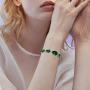 BriLove Womens Wedding Bridal Crystal Multi Teardrop Bracelet