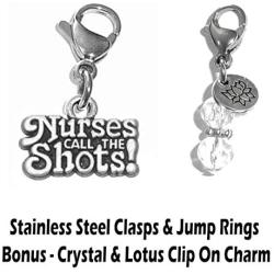 Clip On Charm, Build Your Own Bracelet, Bag, Purse, Handbag, Message, Inspirational, Keychain, Zipper Pull, Jewelry