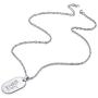 Richsteel 12 Constellations Dog Tag Pendant Necklace for Men Women Stainless Steel/18K Gold Plated Astrology Jewelry Zodiac Charm with Chain