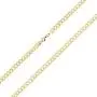 Nuragold 14k Yellow Gold Solid 6mm Cuban Chain Curb Link Diamond Cut Pave Two Tone Necklace, Mens Jewelry Lobster Lock 16'' 18'' 20'' 22'' 24'' 26'' 28'' 30'' Nuragold 14k Yellow Gold Solid 6mm Cuban Chain Curb Link Diamond Cut Pave Two Tone Necklace, Mens Jewelry Lobster Lock 16'' 18'' 20'' 22'' 24'' 26'' 28'' 30''