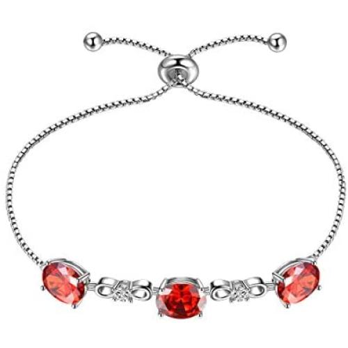 Aurora Tears 925 Sterling Silver 12 Birthstones Necklace/Earring/Ring/Bracelet Women Birthstone Pendant Crystal Fashion Birthday Jewelry