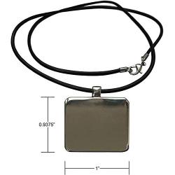 3dRose Mexico, Ajijic. Bougainvillea Against Wall. - Necklace with Pendant (ncl_330880)