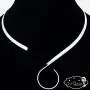 Shiny Silver S Hook Swirl 5mm Neckwire Choker Collar Necklace Wire (CS3) Shiny Silver S Hook Swirl 5mm Neckwire Choker Collar Necklace Wire (CS3)