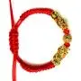Feng Shui The Best Red String Bracelet with Double Pi Xiu/Pi Yao and Golden Wealth Mantra Bead Bracelet Jewelry Attract Wealth and Good Luck Feng Shui The Best Red String Bracelet with Double Pi Xiu/Pi Yao and Golden Wealth Mantra Bead Bracelet Jewelry Attract Wealth and Good Luck