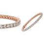 NYC Sterling 3mm Round Cubic Zirconia Classic Tennis Bracelet