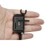 Jstyle Stainless Steel Dog Tags Cross Necklaces for Men Prayer Cross Necklace Military Rolo Chain 3mm 24 Inch Black Serenity Prayer