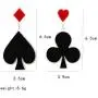 Unique Funny Playing Cards Pattern Dangle Drop Earring Personality Asymmetric Acrylic Spades Hearts Plum Poker Earrings for Women Girls Gift Statement Nightclub Party Jewelry