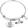 Gzrlyf Trucker Wife Bracelet Funny Truck Gifts for Truck Driver Girlfriend Wife My Heart Belongs to an Asphalt Cowboy