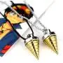 Davitu Anime Gurren Lagann Core Drill Tengentoba Gulenlagan KINON Tengen Toppa Pendants Necklace Jewelry Gift for Children Men Cosplay - (Metal Color: Sliver)