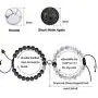 T.F.L Couples Bracelets Magnetic Attraction Black Matte Agate Volcanic Stone Bracelet Distance Matching Relationship Beads Bracelets for Women Men Boyfriend Girlfriend Lovers Him and Her Gifts T.F.L Couples Bracelets Magnetic Attraction Black Matte Agate Volcanic Stone Bracelet Distance Matching Relationship Beads Bracelets for Women Men Boyfriend Girlfriend Lovers Him and Her Gifts