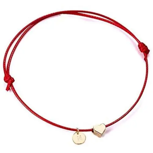 Aineecy Letter Coin Love Heart Bracelet for Women Mens Fashion Charm Braided Love Bracelet Heart Gold Plated Bangle Jewelry Gift Aineecy Letter Coin Love Heart Bracelet for Women Mens Fashion Charm Braided Love Bracelet Heart Gold Plated Bangle Jewelry Gift
