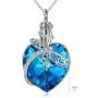 TOUPOP Mothers Day Gifts s925 Sterling Silver Dragonfly Pendant Necklace with Crystal Jewelry Gifts for Mom Mother Women Teen Girls Birthday TOUPOP Mothers Day Gifts s925 Sterling Silver Dragonfly Pendant Necklace with Crystal Jewelry Gifts for Mom Mother Women Teen Girls Birthday