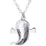 SENFAI Silver Halloween Evil Spiders, Ghosts, Bats Pendant Necklace (Ghost) SENFAI Silver Halloween Evil Spiders, Ghosts, Bats Pendant Necklace (Ghost)