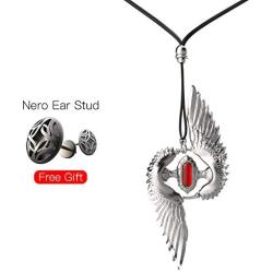 Devil May Cry 5 Nero Necklace Cosplay Accessories DMC 5 Zinc Alloy Pendant Necklace Game Anime Jewelry for Unisex Adult