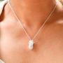 Yalice Lovely Pineapple Pendant Necklace Chain Tropical Fruit Necklaces Jewelry for Women and Girls